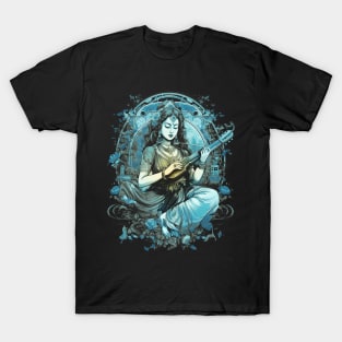 Sarasvati - The Goddess of Knowledge and Wisdom T-Shirt